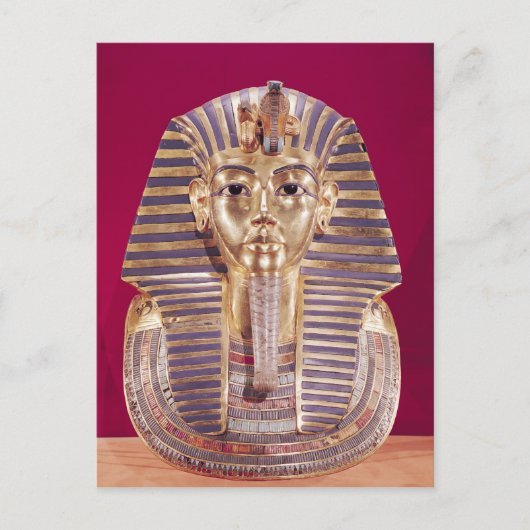 Het begrafenismasker van Tutankhamun Briefkaart (Voorkant)