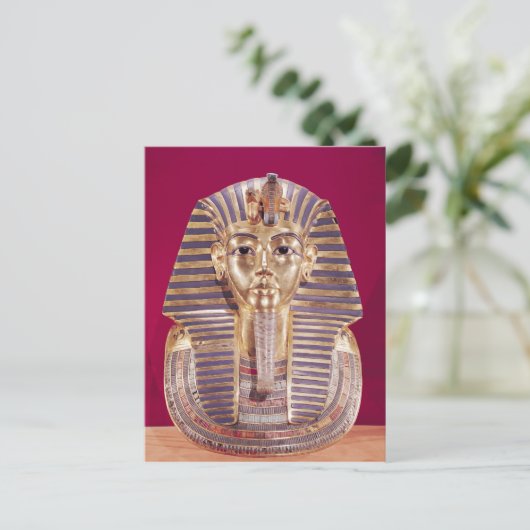 Het begrafenismasker van Tutankhamun Briefkaart (Staand voorkant)