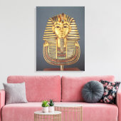 Het begrafenismasker van Tutankhamun Canvas Afdruk (Insitu (Woonkamer))