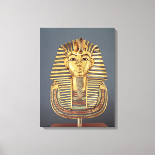 Het begrafenismasker van Tutankhamun Canvas Afdruk