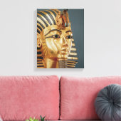 Het begrafenismasker van Tutankhamun Canvas Afdruk (Insitu (Woonkamer))