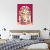 Het begrafenismasker van Tutankhamun Canvas Afdruk (Insitu (Slaapkamer))