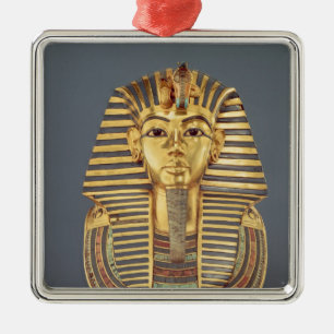 Het begrafenismasker van Tutankhamun Metalen Ornament