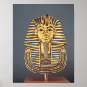 Het begrafenismasker van Tutankhamun Poster