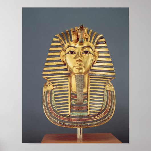 Het begrafenismasker van Tutankhamun Poster (Voorkant)