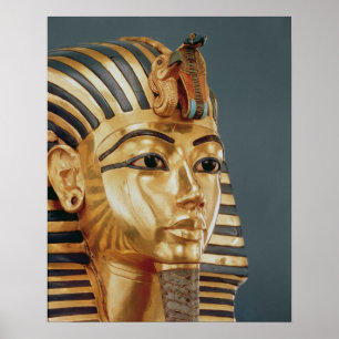 Het begrafenismasker van Tutankhamun Poster
