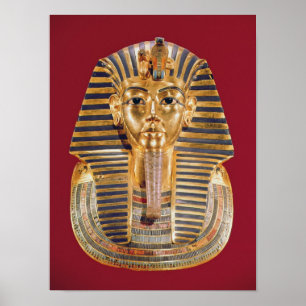 Het begrafenismasker van Tutankhamun Poster