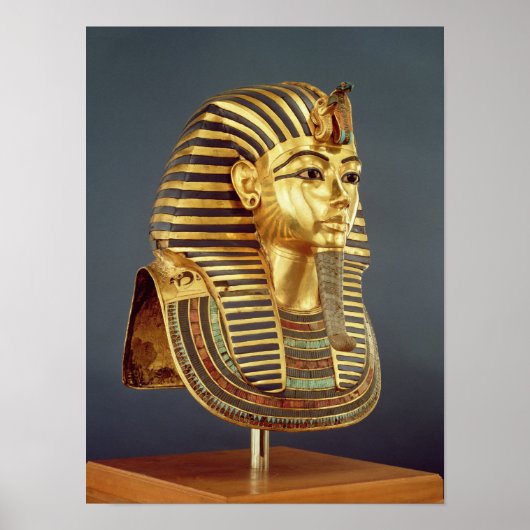Het begrafenismasker van Tutankhamun Poster (Voorkant)