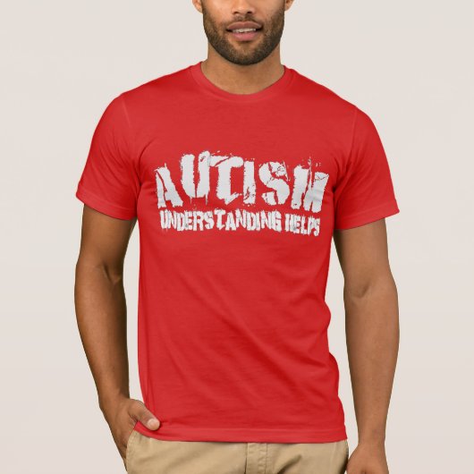 Het begrijpen van autisme helpt t-shirt (Voorkant)