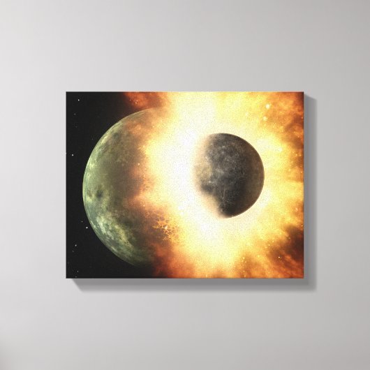 Het begrip "hemelse lichaam" van de kunstenaar canvas afdruk (Voorkant)