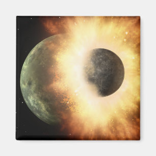 Het begrip "hemelse lichaam" van de kunstenaar magneet