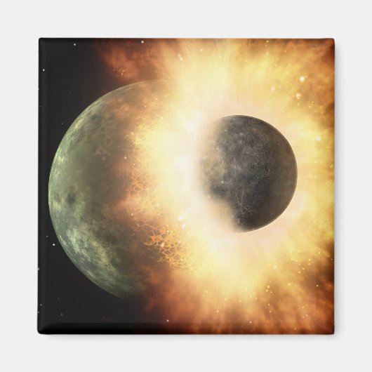 Het begrip "hemelse lichaam" van de kunstenaar magneet (Voorkant)