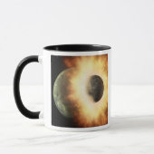 Het begrip "hemelse lichaam" van de kunstenaar mok (Links)