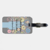 Het begrip motie van orde bagagelabel (Achterkant horizontaal)