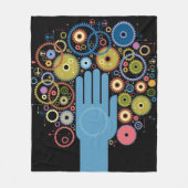 Het begrip motie van orde fleece deken (Voorkant)