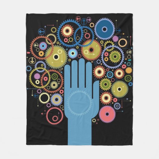 Het begrip motie van orde fleece deken (Voorkant)