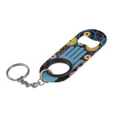 Het begrip motie van orde sleutelhanger flessenopener (Voorkant Gekanteld)