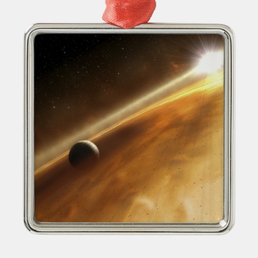 Het begrip "ster Fomalhaut" van de kunstenaar Metalen Ornament (Voorkant)