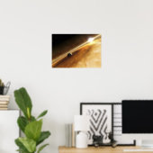 Het begrip "ster Fomalhaut" van de kunstenaar Poster (Thuiskantoor)