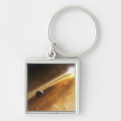 Het begrip "ster Fomalhaut" van de kunstenaar Sleutelhanger (Voorkant)