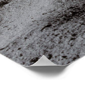 Het begroeten van de Amerikaanse vlag op de maan Poster (Hoek)