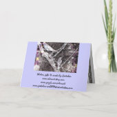 Het begroeten van de kaart-Vroege Lente Robins in Kaart (Achterkant)