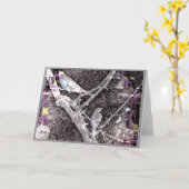 Het begroeten van de kaart-Vroege Lente Robins in Kaart (Gele Bloem)