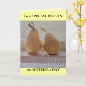 Het begroeten van het moederdag voor SPECIAAL Kaart (Gele Bloem)