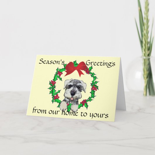 Het Begroeten van seizoenen Feestdagen Kaart (Voorkant)