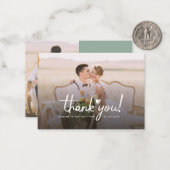 Het Begroting van het Manuscript van de Foto's van Notitiekaartje (Voorkant / Achterkant in situ)