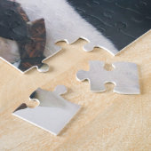 Het behandelen van Walker Coonhounds in Snowy Boss Legpuzzel (Zijkant)