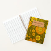 Het behang van 1960 Gepersonaliseerd Notitieboek (Binnen)