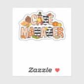 Het beheer van het Hoesje van de Thanksgiving van  Sticker (Vel)