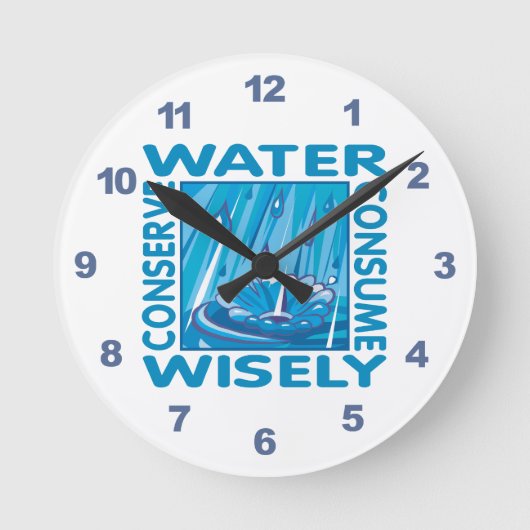 Het Behoud van het water Ronde Klok (Voorkant)