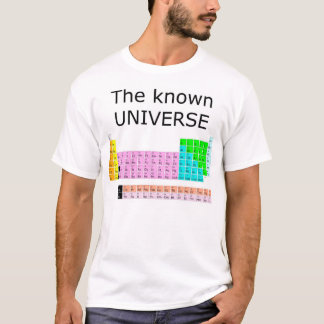 Het bekende universum t-shirt
