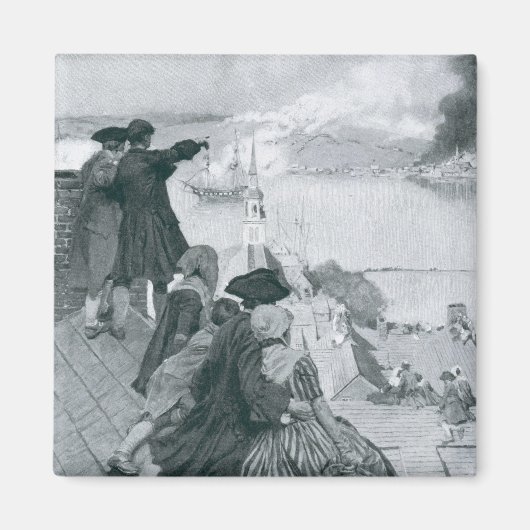 Het bekijken van de gevechten in Bunker Hill illus Magneet (Voorkant)