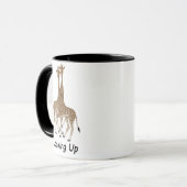 Het bekijken van de Mok van Giraffes (Voorkant links)