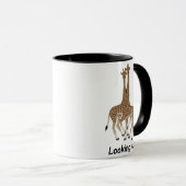 Het bekijken van de Mok van Giraffes (Voorkant rechts)