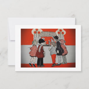 Het bekijken van de Scène van de Manger Kaart