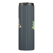 Het bekijken van Deer Silhouette in het vreedzame  Thermosbeker (Achterkant)