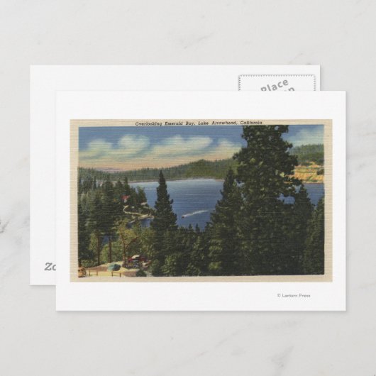 Het bekijken van Emerald Bay Briefkaart (Voorkant / Achterkant)