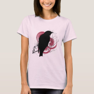 Het bekijken van het einde van dagen Gotische kuns T-shirt