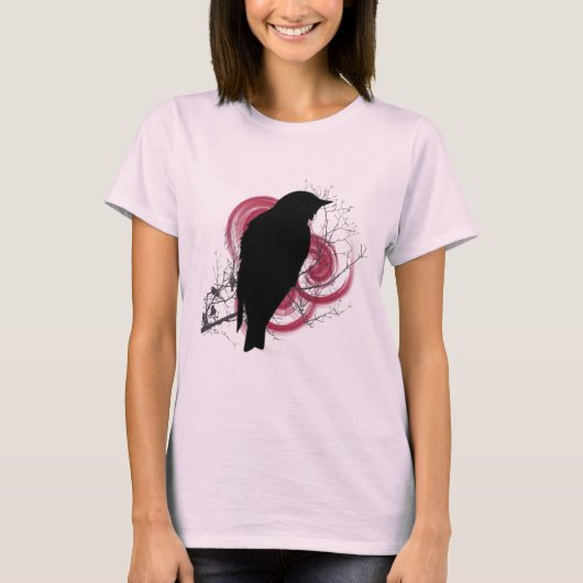 Het bekijken van het einde van dagen Gotische kuns T-shirt (Voorkant)