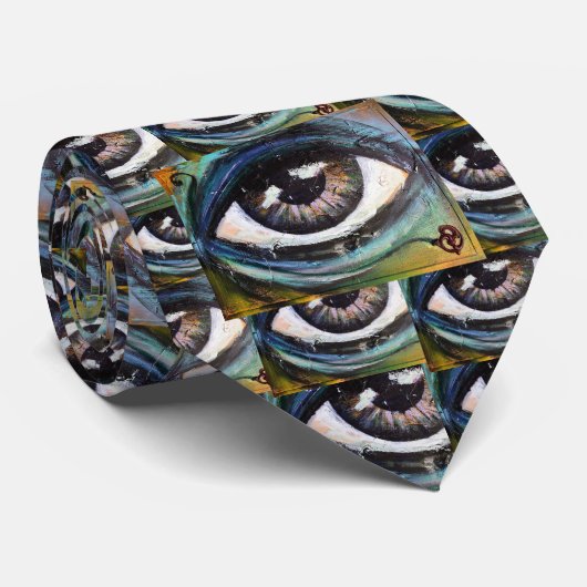 Het bekijken van het Stropdas van het Oogje (Opgerold)