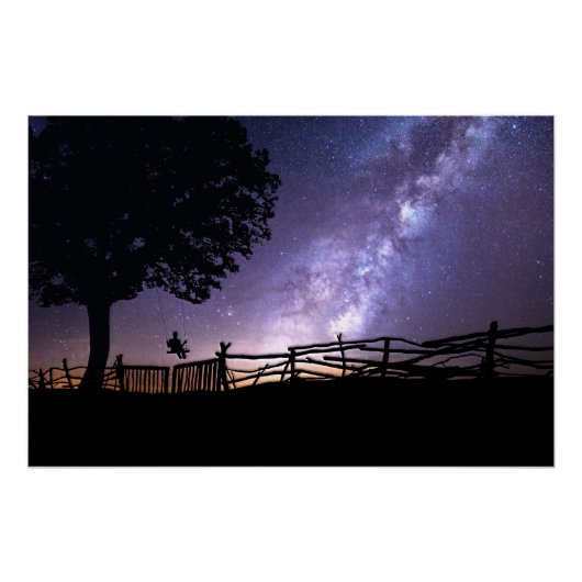 Het bekijken van het Universum van een Swing Perfect Poster (Voorkant)