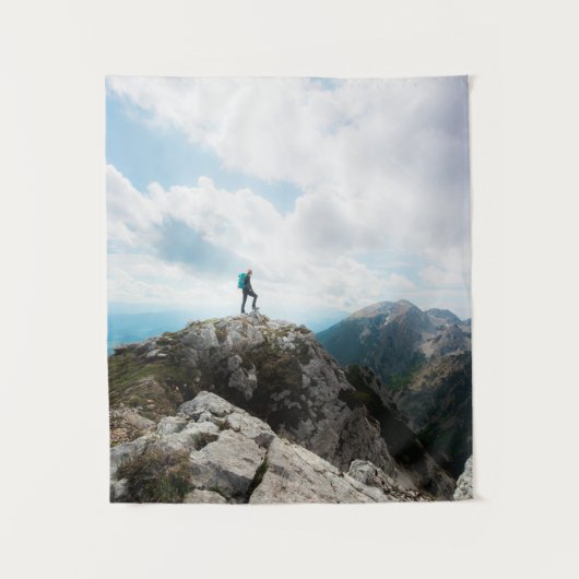 Het bekijken van nieuwe avonturen wandkleed (Voorkant)