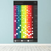 Het bekijken van opkomende technologieën na 2012 canvas afdruk (Insitu (Houten vloer))