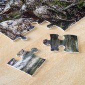 Het bekken, Franconia New Hampshire Legpuzzel (Zijkant)