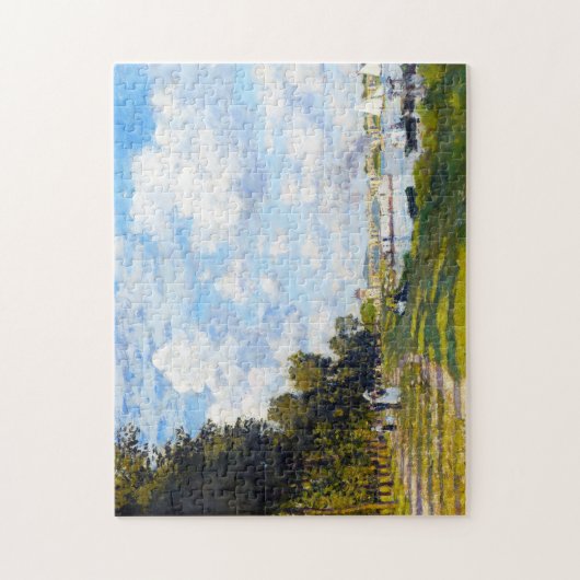 Het bekken in Argenteuil Claude Monet Legpuzzel (Verticaal)