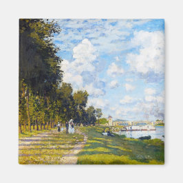 Het bekken in Argenteuil Claude Monet Magneet